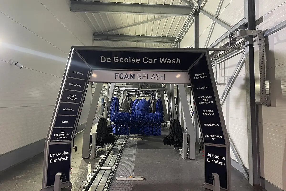 Werkzaamheden bij nieuwbouw Gooise Carwash